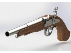 Working Flintlock Pistols D Models Stlfinder