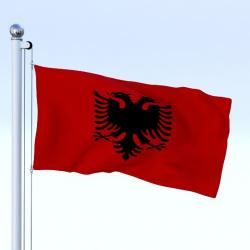 Albania Flag Animated D Models Stlfinder