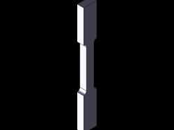 Standard Tensile Test Specimen Size D Models Stlfinder