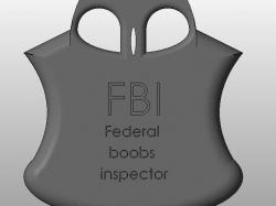 Fbi Federal Boob Inspector D Models Stlfinder