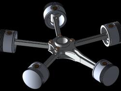 Radial Engine Assembly Solidworks D Models Stlfinder