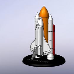 Space Shuttle Atlantis Model STLFinder