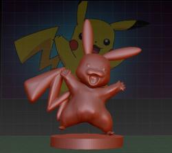 Pikachu Naked 3d Models STLFinder