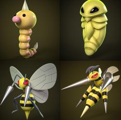 Weedle Evolution D Models Stlfinder