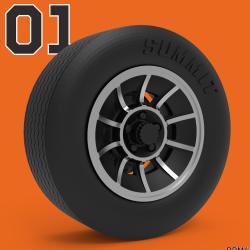 American Racing Vector Wheels General Lee 3d Models STLFinder