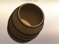 100mm tall Barrel Stave ...