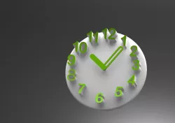 3D clock