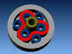 3d Printable Rotary Rolamite Bearing