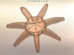 7 Leged MechaStarFish 4 the MakerBot CupCake Printer