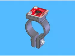 Accelerometer mount for bicycle