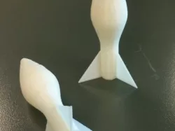 Bi-Carb Powered Rocket