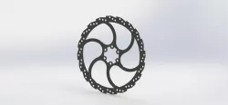 Bicycle brake rotor 203mm
