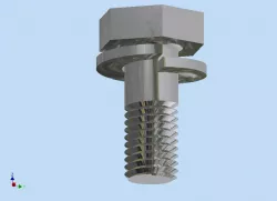 Bolt, nut and screw