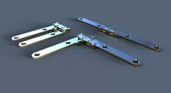 Brass Card Table Hinge