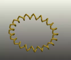 Circular square spring