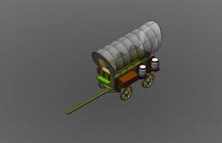 covered wagon 5e 3d models 【 STLFinder