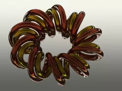  Double circular spring