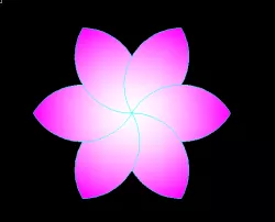 Flower in Autocad