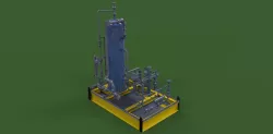fuel gas scrubber skid