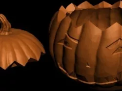 Hollow Halloween Pumpkin