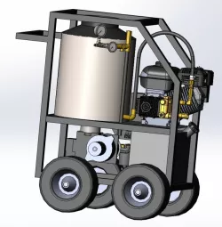 Hot water pressure washer