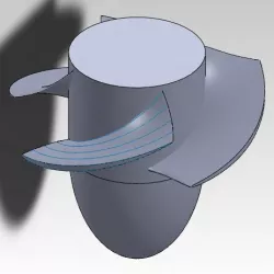 Impeller of axial pump