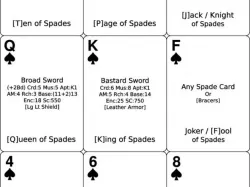 Incarna Role Playing Card Game - Gladiator Weapon Set