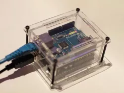 Laser cut Ethernet shield / Arduino enclosure