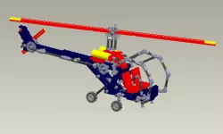 Lego Technic Helicopter 8844