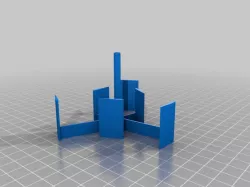 MakerBot-able/RepRap-able Darrieus Turbine