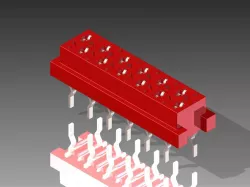 Micro-MaTch Board-Board & Ribbon-Board Connectors 12 pol.