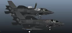 model view - f35 A and B types (JSF)
