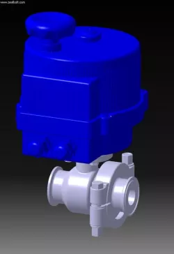 Motorized ball valve two-way-1 inch