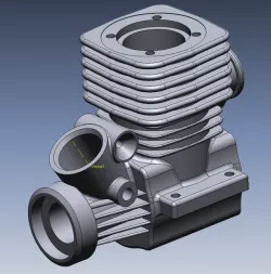 Nitro RC car Engine Block