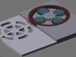 Planetary gear calling card (MakerBot Printable Version)