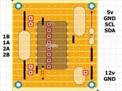 Pololu Extruder Stripboard