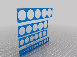 Printable hole test array