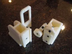 Printable Linear Slide Rail for Printable Unicorn Pen Plotter