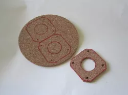 Printable template for cork board motor spacers