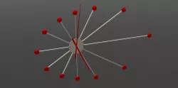 Retro Starburst Clock