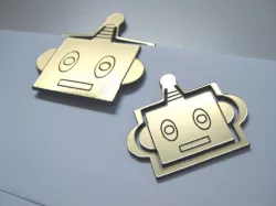 Robot Head Paper Clips