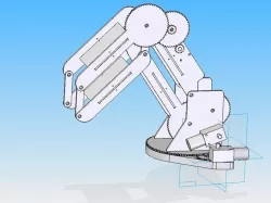 Robotic arm polar printer