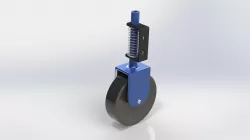 Roller Wheel With Spring Shockup
