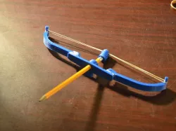 Rubber-Band Bow and Arrow