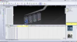 SolidWorks - Ball separator, classifier - motion study