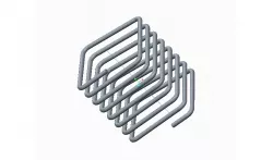 Square Helical Spring