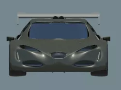 Supercar 500 Challenge with my fitted Rally Car Body