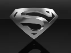 Superman 3D logo