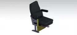 theater seat with tablet