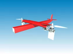 Thrust Vectoring RC Airplane using ServoCity Servo Blocks